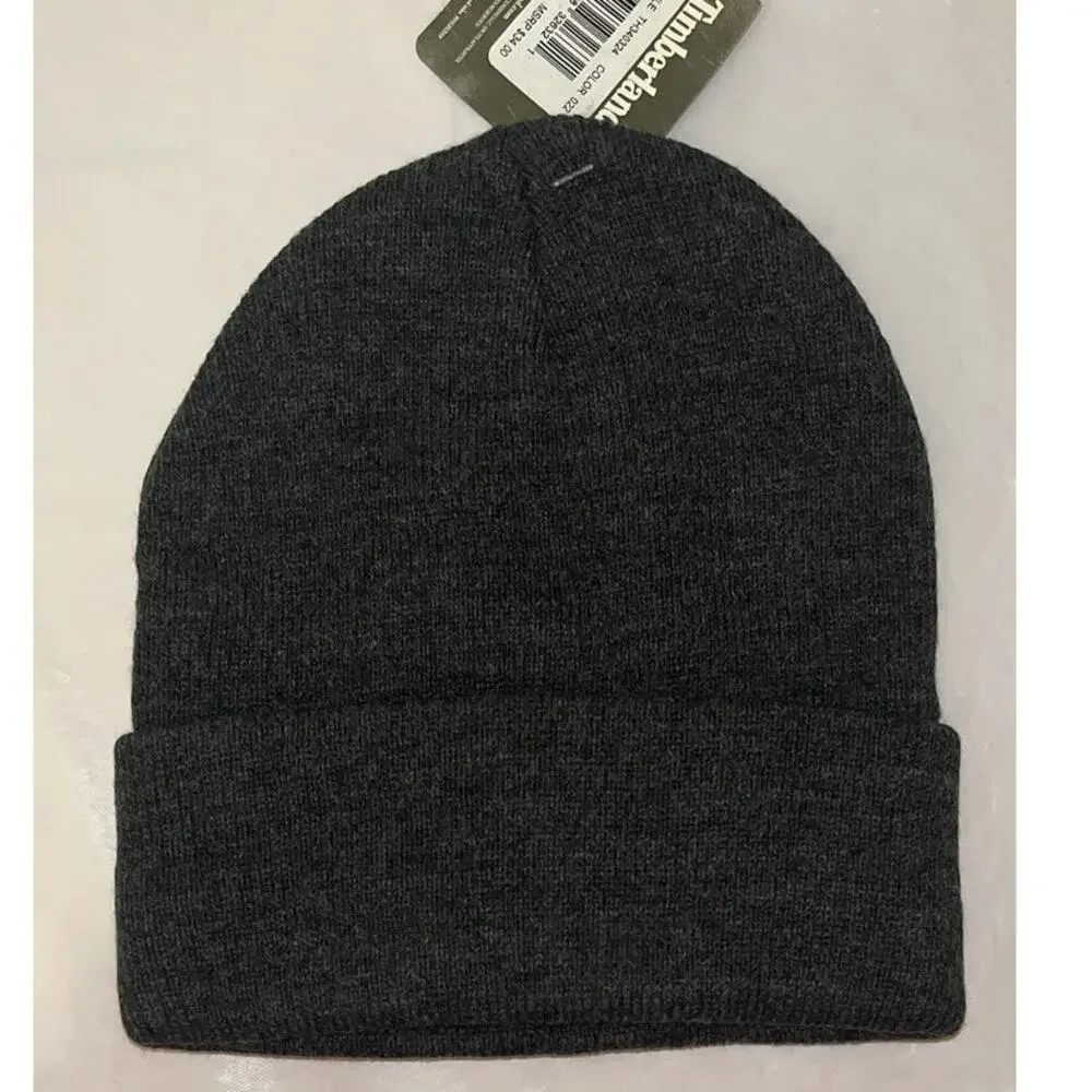 Timberland 100% Acrylic BEANIE hat Style: TH340324 - 1 Size Fits Most - Gray NEW